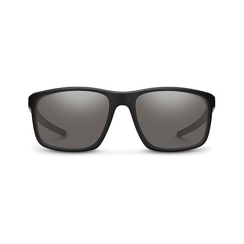  Suncloud Respek Polarized Sunglasses - 100% UV Protection - Comfortable Fit, Trendy Design - for Men & Women - Matte Black + Polarized Gray Lenses