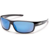 Suncloud Optics Voucher Polarized Sunglasses(Blue Mirror Polarize,Black)