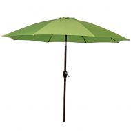 Sundale Outdoor 9 Feet Aluminum Market Umbrella Table Umbrella with Crank and Push Button Tilt for Patio, Garden, Deck, Backyard, Pool, 8 Fiberglass Ribs, 100% Polyester Canopy (Li