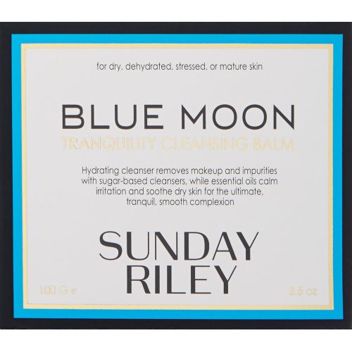  Sunday Riley Blue Moon Tranquility Cleansing Balm, 3.5 Fl Oz