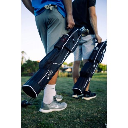  [아마존베스트]Par3 Golf Sunday Golf - Lightweight Sunday Golf Bag with Strap and Stand  Easy to Carry and Durable Pitch n Putt Golf Bag  Golf Stand Bag for The Driving Range, Par 3 and Executive Courses