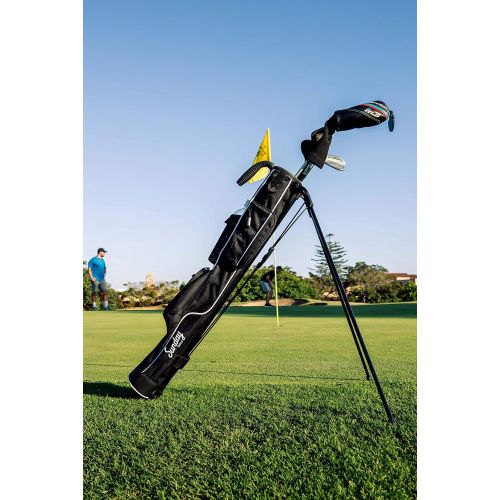  [아마존베스트]Par3 Golf Sunday Golf - Lightweight Sunday Golf Bag with Strap and Stand  Easy to Carry and Durable Pitch n Putt Golf Bag  Golf Stand Bag for The Driving Range, Par 3 and Executive Courses