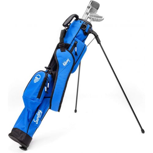  Sunday Golf - Lightweight Sunday Golf Bag with Strap and Stand ? Easy to Carry and Durable Pitch n Putt Golf Bag ? Golf Stand Bag for The Driving Range, Par 3 and Executive Courses