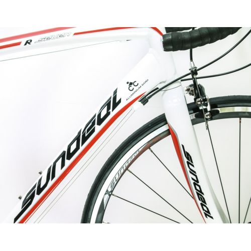  50cm Sundeal R7 700c Road Bike 6061 Alloy Frame Shimano 2 x 7s MSRP $499 NEW