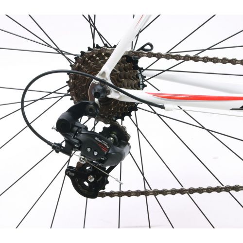  50cm Sundeal R7 700c Road Bike 6061 Alloy Frame Shimano 2 x 7s MSRP $499 NEW