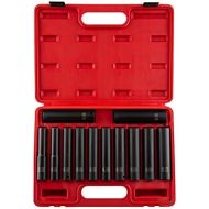 Sunex Tools Sunex 2851 12-Inch Drive 5-Inch Extra Long Deep Metric Impact Socket Set, 12 Piece