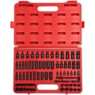 Sunex Tools 1874 14 Drive Master SAE and Metric Impact Socket Set