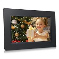 Sungale 7-inch WiFi Cloud Digital Photo Frame w Touch Panel, Free Cloud Storage, High-Resolution 1024600px (Black)
