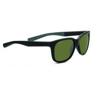 Serengeti Egeo Sunglasses Sanded Black/Grey Unisex-Adult Medium