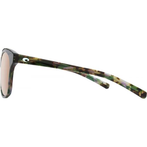  Sunglass Costa Del Mar Costa Del Mar SAR208OSCGLP Sarasota Copper Silver Mirror 580G Shiny Abalone Frame Sarasota, Shiny Abalone Frame, Copper Silver Mirror 580G