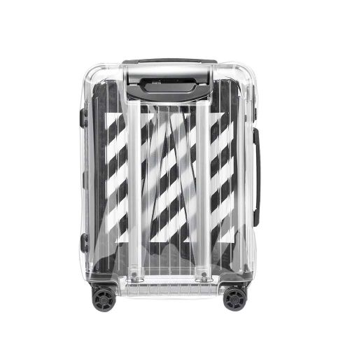  Sunikoo Luggage Cover for Rimowa Off White Suitcase Clear PVC Protector Transparent Protective Case with Black Zipper