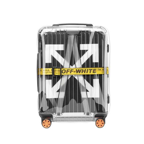  Sunikoo Luggage Cover for Rimowa Off White Suitcase Clear PVC Protector Transparent Protective Case with Black Zipper