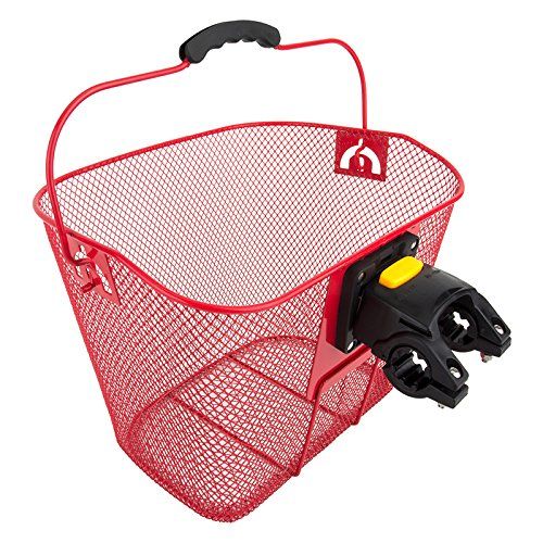  Sunlite QR Mesh Basket w bracket, Red