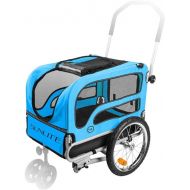 Sunlite Pet Trailer - Black/Gray/Blue - PTS-5