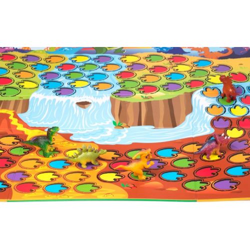  Sunlite Dino Adventure Table top Board Game Trains Social Skills, Concentration and Focus