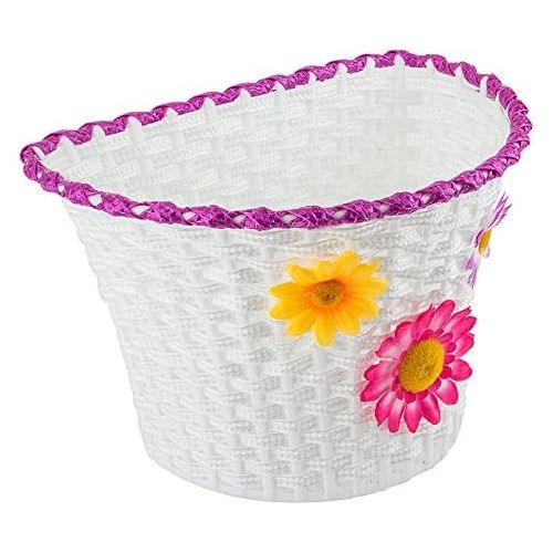  SUNLITE Classic Flower Basket, White