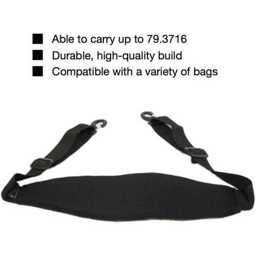  Sunlite Sports Dr. Air Universal Replacement Shoulder Strap with Air-Cushion Pad and Metal Swivel Hook for Laptop Bag, Messenger Bag, Diaper Bag