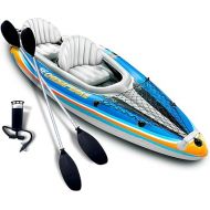 Sunlite Sports 2-Person Inflatable Kayak with Aluminum Oars (136