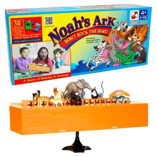  Sunlite Noahs Ark Dont Rock The Boat Table top Balancing Game for Kids, Childrens Educational Board Game - 30 pcs