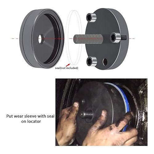  Front & Rear Crankshaft Seal Wear Sleeve Installer For Caterpillar (CAT) 3406-3408 - C15