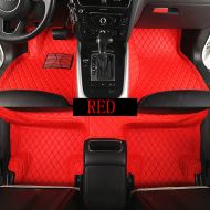 Sunmir Summir Fit for Mercedes-Benz E-Series 2 Door Coupe C238 2017-2018 Leather Car Floor Auto Mats Waterproof Mat Non Toxic and inodorous (red)