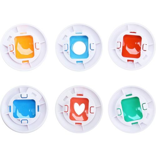  Sunmns 6 Pieces Color Close Up Lens Filter Set Compatible with Fujifilm Instax Mini 9 and Mini 8 Instant Film Camera