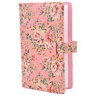 Sunmns Wallet PU Leather Photo Album Compatible with Fujifilm Instax Mini 11 9 8 90 8+ 26 7s Instant Camera Film, Polaroid Snap Zip Z2300 PIC-300 Film (Pink Floral)