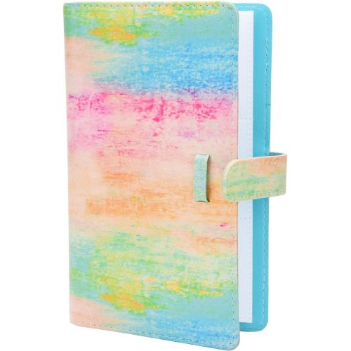  Sunmns Colorful Wallet PU Leather Photo Album Compatible with Fujifilm Instax Mini 11 9 8 90 8+ 26 7s Instant Camera Film, Polaroid Snap Zip Z2300 PIC-300 Film (Rainbow)