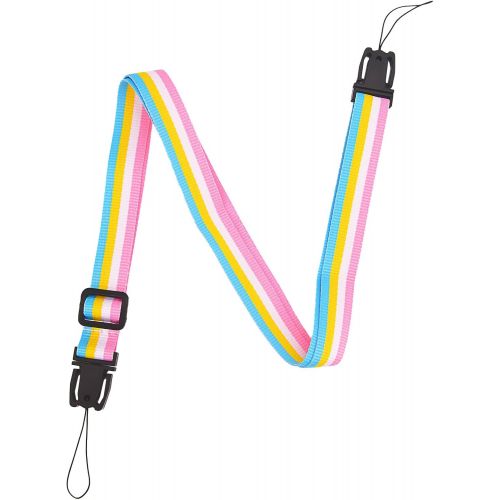  Sunmns Camera Neck Shoulder Strap Compatible with Fujifilm Instax Mini 11/ 9/ 8/ 90/ 8+/ 70/ 40 Instant Film Camera, Rainbow