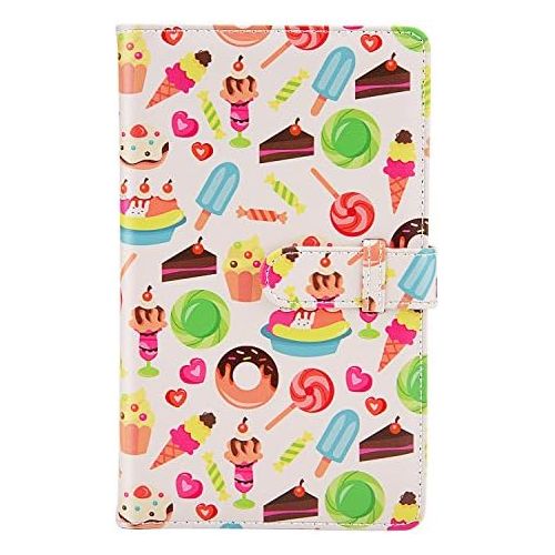  Sunmns Wallet PU Leather Photo Album Compatible with Fujifilm Instax Mini 11 9 8 90 8+ 26 7s Instant Camera Film, Polaroid Snap Zip Z2300 PIC-300 Film (Desserts)