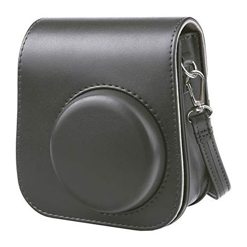  SUNMNS PU Leather Protective Compact Case Compatible with Fujifilm Instax Mini 11 Instant Camera (Black)