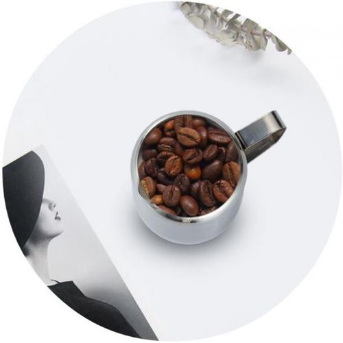  SunniMix Edelstahl Milch Aufschaumkrug Becher Tasse Kaffee Latte Pitcher Craft Jug - 1 Unzen