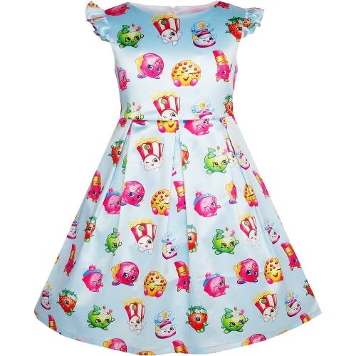  Sunny+Fashion Sunny Fashion Girls Dress Blossom Strawberry Corn Size 4-12