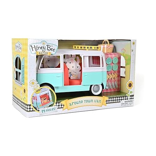  Sunny Days Entertainment Honey Bee Acres Around Town Van - 14 Accessory Pieces