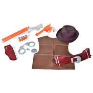 Sunny Days Entertainment Maxx Action Wild West Deluxe Role Play Set with Cowboy Hat, Toy Pistol, Toy Shotgun & Shells, Handcuff with Keys, Holster Belt & Western Vest