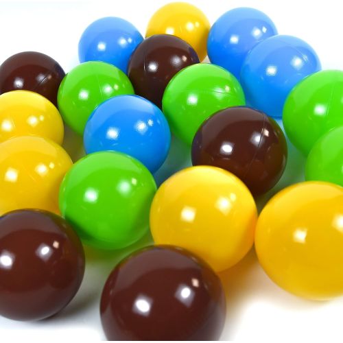  [아마존베스트]Sunny Days Entertainment Zoo Adventure Pop-Up Ball Pit with Colorful Bpa & Phthalates Free Crush Proof Balls in Assorted Colors