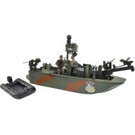 Elite Force Naval Special Warfare Gunboat  Vehicle Playset with 2 Action Figures and Realistic Accessories | Military Boat Toy Set for Kids