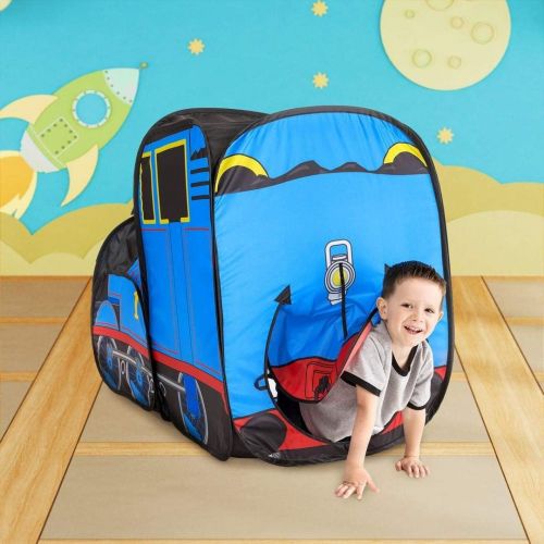  Sunny Days Entertainment Thomas & Friends Pop Up Train  Indoor Play Tent for Kids | Nickelodeon Thomas The Tank Engine Toy Playhouse