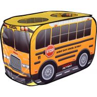 Sunny Days Entertainment Pop Up School Bus  Indoor Playhouse for Kids | Yellow Vehicle Toy Gift for Boys and Girls