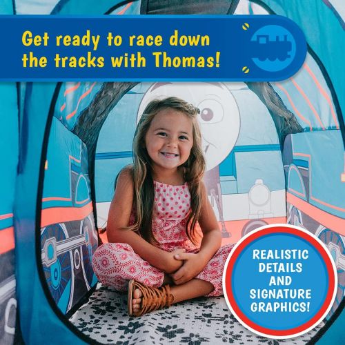  Sunny Days Entertainment Thomas & Friends Pop Up Train  Indoor Play Tent for Kids | Nickelodeon Thomas The Tank Engine Toy Playhouse