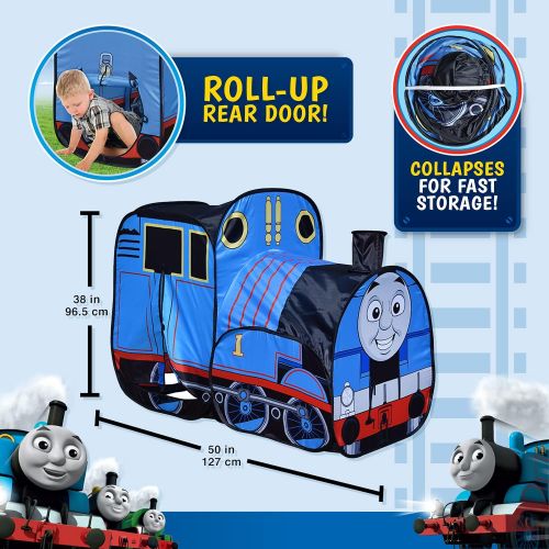  Sunny Days Entertainment Thomas & Friends Pop Up Train  Indoor Play Tent for Kids | Nickelodeon Thomas The Tank Engine Toy Playhouse