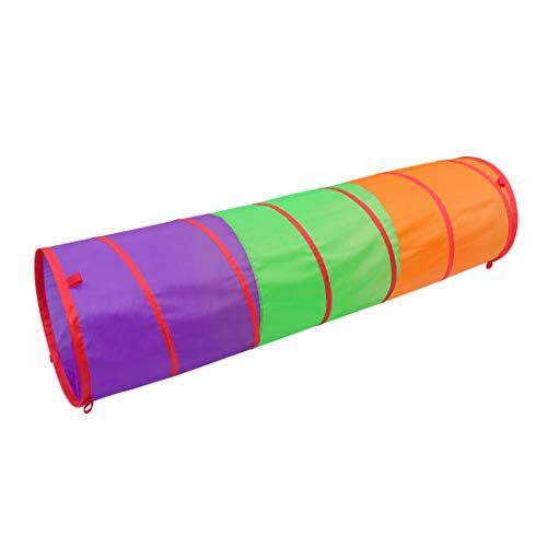  [아마존베스트]Sunny Days Entertainment 6 Foot Play Tunnel  Indoor Crawl Tube for Kids | Adventure Pop Up Toy Tent