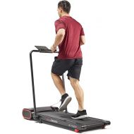 Sunny Health & Fitness Slim Under Desk Walking Compact Treadpad Treadmill with Remote Control, LCD Display, Optional SunnyFit App Enhanced Bluetooth Connectivity