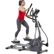 Sunny Health & Fitness Magnetic Elliptical Trainer Machine w/Device Holder, LCD Monitor, 265 LB Max Weight and Optional Bluetooth with Exclusive SunnyFit App
