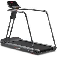 Sunny Health & Fitness Endurance Cardio Running Walking Treadmill with Extended Safety Handrails, Low-Impact, Low Wide Deck and SunnyFit® App Enhanced Bluetooth Connectivity SF-T722062