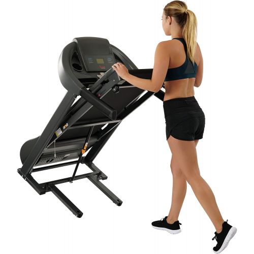  Sunny Health & Fitness T7643 Heavy Duty Walking Treadmill with 350 lb High Weight Capacity, Wide Walking Area and Folding for Storage