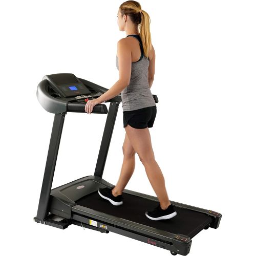 Sunny Health & Fitness T7643 Heavy Duty Walking Treadmill with 350 lb High Weight Capacity, Wide Walking Area and Folding for Storage