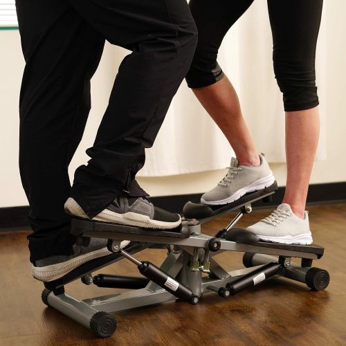  Sunny Health & Fitness Tandem Stepper Step Machine with LCD Monitor - SF-S0855