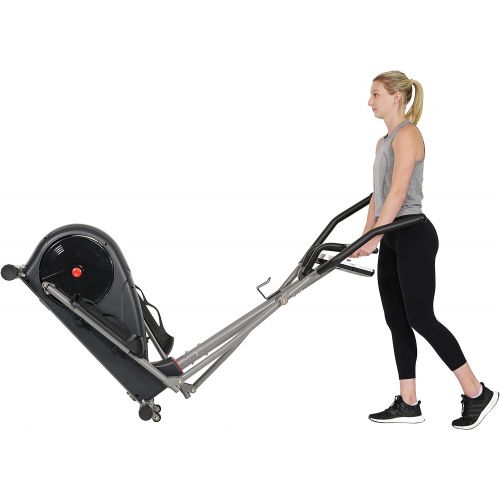  Sunny Health & Fitness Pre-Programmed Elliptical Trainer - SF-E320002, black