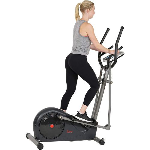  Sunny Health & Fitness Pre-Programmed Elliptical Trainer - SF-E320002, black